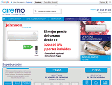 Tablet Screenshot of airefrio.com
